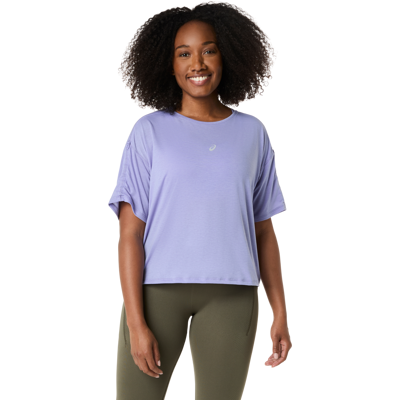 Asics Women's Nagino Run Adjustable Ss Top Bluebell M Asics Women's Nagino Run Adjustable Ss Top Bluebell M