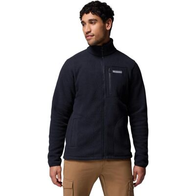 Columbia Men's Jasper Ridge Pebbled Fleece Jacket Black L Columbia Men's Jasper Ridge Pebbled Fleece Jacket Black L