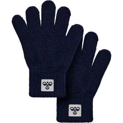 Hummel Hmljr Knit Gloves 2-Pack Dress Blues 4/8 Hummel Hmljr Knit Gloves 2-Pack Dress Blues 4/8