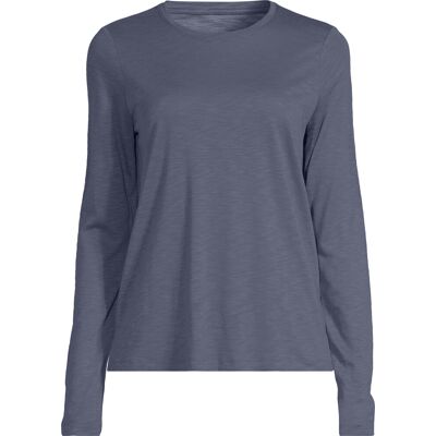 Casall Women's Soft Texture Long Sleeve Core Blue L Casall Women's Soft Texture Long Sleeve Core Blue L