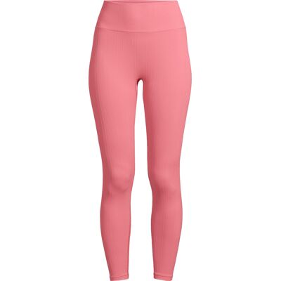 Casall Women's Multi Rib Seamless High Waist Tights Soft Berry L Casall Women's Multi Rib Seamless High Waist Tights Soft Berry L