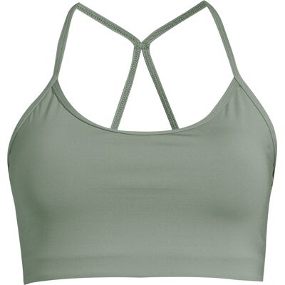 Casall Women's Sleek Strappy Sports Bra Dusty Green XS Casall Women's Sleek Strappy Sports Bra Dusty Green XS