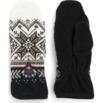 Dale of Norway Vail Polar Mittens Black/Offwhite S Dale of Norway Vail Polar Mittens Black/Offwhite S