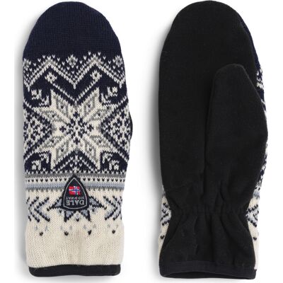 Dale of Norway Vail Polar Mittens Offwhite/Marine/Midnight Navy L Dale of Norway Vail Polar Mittens Offwhite/Marine/Midnight Navy L
