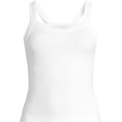 Casall Women's Defined Rib Tank White L Casall Women's Defined Rib Tank White L