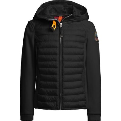 Parajumpers Kids' Kym Hybrid Jacket Black L Parajumpers Kids' Kym Hybrid Jacket Black L
