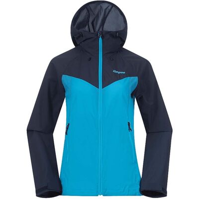 Bergans Women's Rabot Windbreaker Jacket Aqua Lagoon/Navy Blue M Bergans Women's Rabot Windbreaker Jacket Aqua Lagoon/Navy Blue M