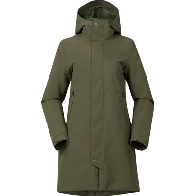 Bergans Women's Urban Insulated Shell Coat Dark Green Mud L Bergans Women's Urban Insulated Shell Coat Dark Green Mud L