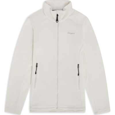 Bergans Women's Finnsnes Fleece Jacket Arctic White L Bergans Women's Finnsnes Fleece Jacket Arctic White L