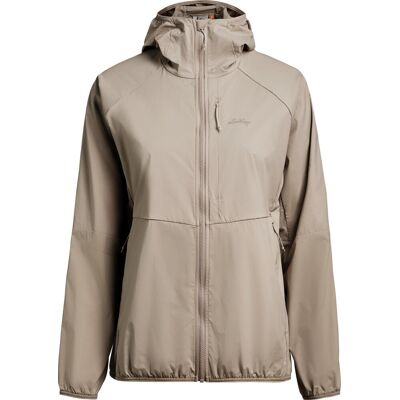 Lundhags Women's Tived Light Windbreaker Jacket Driftwood M Lundhags Women's Tived Light Windbreaker Jacket Driftwood M