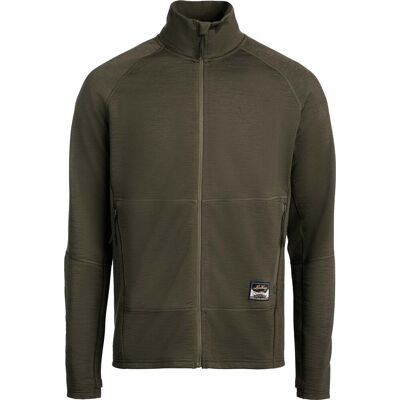 Lundhags Men's Tived Merino Full Zip Forest Green XL Lundhags Men's Tived Merino Full Zip Forest Green XL