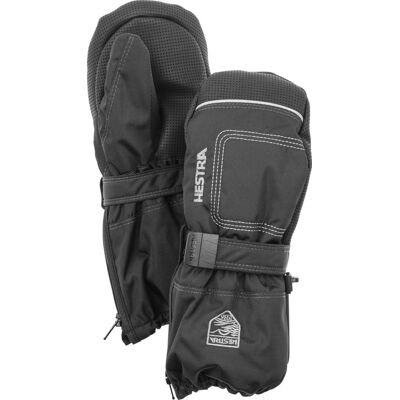 Hestra Baby's Zip Long Mitt Black/Black 1 Hestra Baby's Zip Long Mitt Black/Black 1