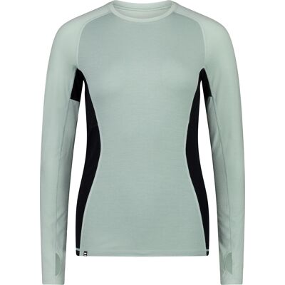 Mons Royale Women's Olympus Longsleeve Glacier/dew/black XL Mons Royale Women's Olympus Longsleeve Glacier/dew/black XL