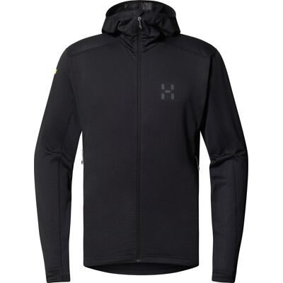 Haglöfs Men's L.I.M Mid Multi II Hood True Black S Haglöfs Men's L.I.M Mid Multi II Hood True Black S