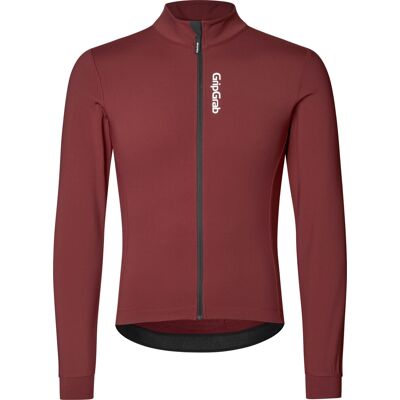 Gripgrab Men's Ride Thermal Long Sleeve Jersey Dark Red L Gripgrab Men's Ride Thermal Long Sleeve Jersey Dark Red L