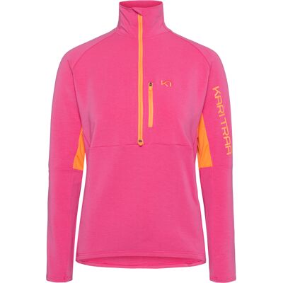 Kari Traa Women's Emma Long Sleeve Bright Pink XS Kari Traa Women's Emma Long Sleeve Bright Pink XS