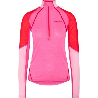 Kari Traa Women's Alma Half Zip Spink Bright Pink L Kari Traa Women's Alma Half Zip Spink Bright Pink L