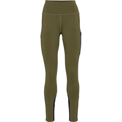 Kari Traa Women's Ane High Waist Tights Dark Olive Green XS Kari Traa Women's Ane High Waist Tights Dark Olive Green XS