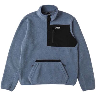 ColourWear Men's Snap Pile Grey Blue XL ColourWear Men's Snap Pile Grey Blue XL