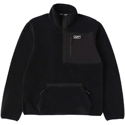 Svart fleece i återvunnen polyester från Colour Wear - Fleecepullover Svart fleece i återvunnen polyester från Colour Wear - Fleecepullover