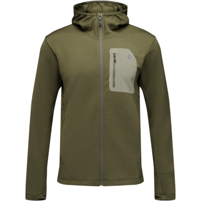 Black Diamond Men's Diverge Fz Hoody Dark Moss L Black Diamond Men's Diverge Fz Hoody Dark Moss L
