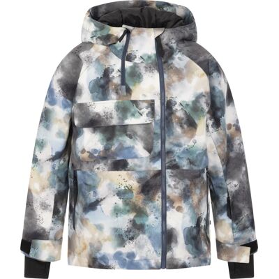 2117 of Sweden Juniors' Light Padded Ski Jacket Kidden Aop Sky 128 2117 of Sweden Juniors' Light Padded Ski Jacket Kidden Aop Sky 128