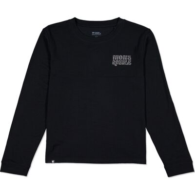 Mons Royale Women's Icon Merino Long Sleeve Black XS Mons Royale Women's Icon Merino Long Sleeve Black XS