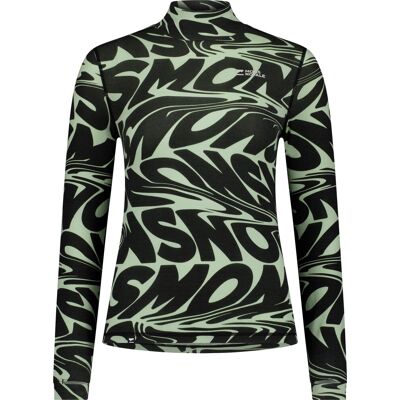 Mons Royale Women's Cascade Merino Base Layer Mock Neck Long Sleeve Signal Lost Matcha S Mons Royale Women's Cascade Merino Base Layer Mock Neck Long Sleeve Signal Lost Matcha S