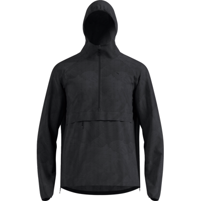 Odlo Men's Jacket Zeroweight Print Black M Odlo Men's Jacket Zeroweight Print Black M