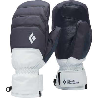 Black Diamond Women's Mission Mx Mitts Charcoal-Belay Blue L Black Diamond Women's Mission Mx Mitts Charcoal-Belay Blue L