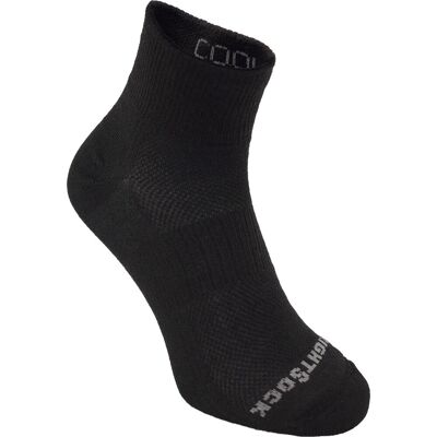 Wrightsock Coolmesh II Quater Anti Blister System Black 34-36 Wrightsock Coolmesh II Quater Anti Blister System Black 34-36