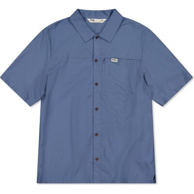 Mons Royale Men's At Merino Short Sleeve Shirt Horizon Blue XL Mons Royale Men's At Merino Short Sleeve Shirt Horizon Blue XL