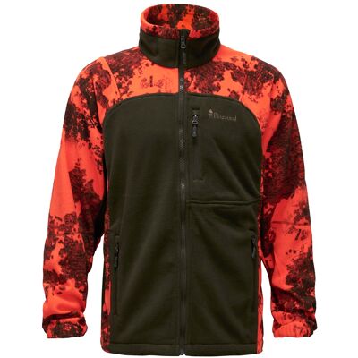 Pinewood Men's Oviken Fleecejacket Strata Blaze/H.Green S Pinewood Men's Oviken Fleecejacket Strata Blaze/H.Green S