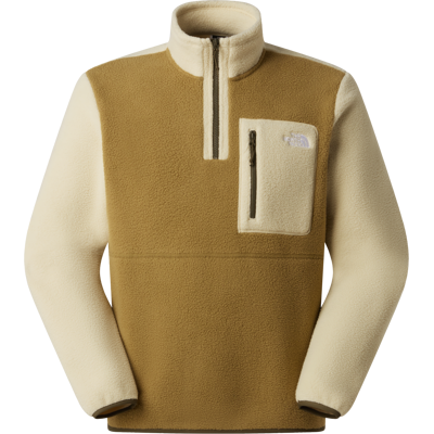 The North Face Men's Yumiori 1/4 Zip Fleece Jacket Cedar/Desert Stone/New Taupe Green L The North Face Men's Yumiori 1/4 Zip Fleece Jacket Cedar/Desert Stone/New Taupe Green L