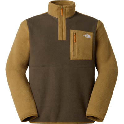 The North Face Men's Yumiori 1/4 Zip Fleece Jacket New Taupe Green/Cedar/Dust Orange M The North Face Men's Yumiori 1/4 Zip Fleece Jacket New Taupe Green/Cedar/Dust Orange M