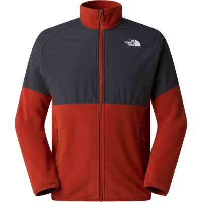 The North Face Men's Glacier Heavyweight Full Zip Fleece Iron Clay/Asphalt Grey XL The North Face Men's Glacier Heavyweight Full Zip Fleece Iron Clay/Asphalt Grey XL