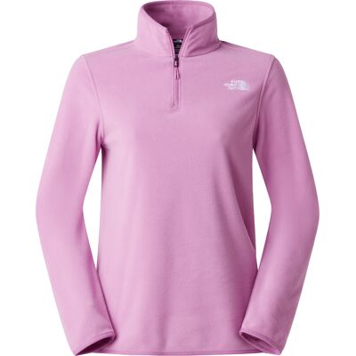 The North Face Women's Glacier Fleece 1/4 Zip Jacket Hushed Lavender XL The North Face Women's Glacier Fleece 1/4 Zip Jacket Hushed Lavender XL