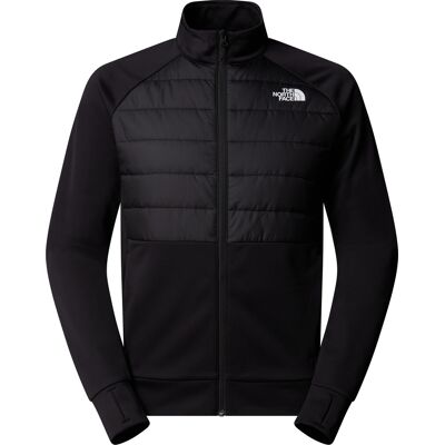 The North Face Men's Reaxion 2.0 Hybrid Full Zip Jacket TNF Black Heather S The North Face Men's Reaxion 2.0 Hybrid Full Zip Jacket TNF Black Heather S