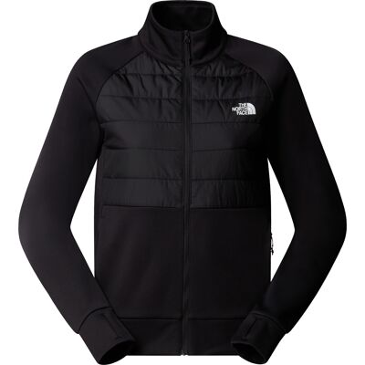 The North Face Women's Reaxion 2.0 Hybrid Full Zip Jacket TNF Black Heather S The North Face Women's Reaxion 2.0 Hybrid Full Zip Jacket TNF Black Heather S