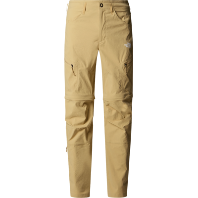 The North Face Men's Exploration Convertible Regular Tapered Pants Khaki Stone 38 - Regular The North Face Men's Exploration Convertible Regular Tapered Pants Khaki Stone 38 - Regular