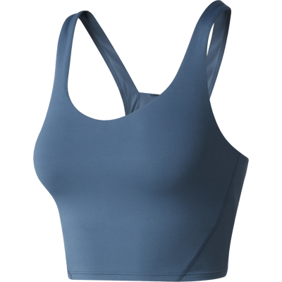 The North Face Women's Jaida Longline Bra Granite Grey S The North Face Women's Jaida Longline Bra Granite Grey S