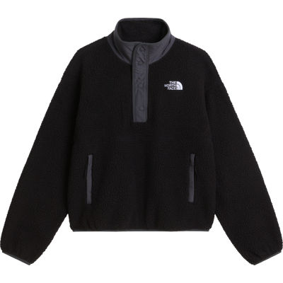 The North Face Women's Cragmont 1/2 Snap Fleece Jacket TNF Black/Anthracite Grey L The North Face Women's Cragmont 1/2 Snap Fleece Jacket TNF Black/Anthracite Grey L
