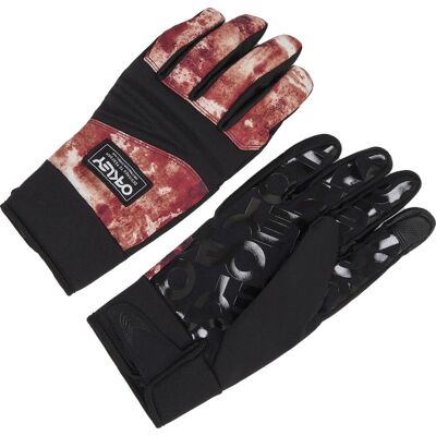Oakley Printed Park B1b Gloves Oxidation Print Red L Oakley Printed Park B1b Gloves Oxidation Print Red L