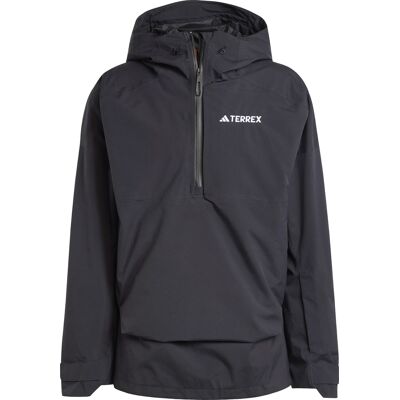 Adidas Men's Terrex Xperior 2L Lined RAIN.DRY Anorak Black/Black M Adidas Men's Terrex Xperior 2L Lined RAIN.DRY Anorak Black/Black M
