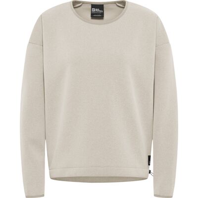 Jack Wolfskin Women's Wanderest Pullover Seal XL Jack Wolfskin Women's Wanderest Pullover Seal XL