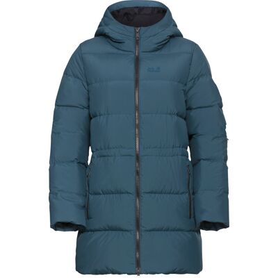Jack Wolfskin Women's Frozen Palace Long Jacket Rds Aluminium Blue XL Jack Wolfskin Women's Frozen Palace Long Jacket Rds Aluminium Blue XL