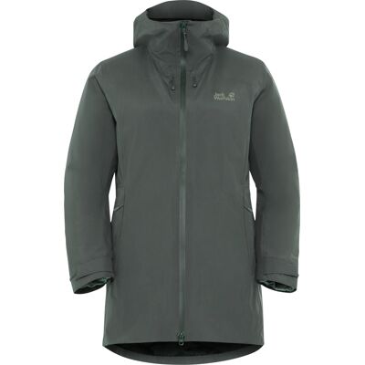 Jack Wolfskin Women's Icecape 3in1 Down Jacket Rds Slate Green L Jack Wolfskin Women's Icecape 3in1 Down Jacket Rds Slate Green L