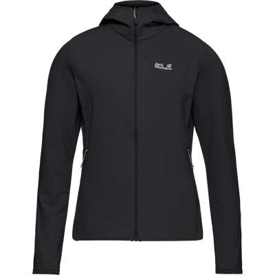 Jack Wolfskin Women's Litestride Hooded Full Zip Black XL Jack Wolfskin Women's Litestride Hooded Full Zip Black XL