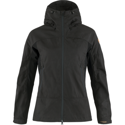 Fjällräven Women's Abisko Lite Trekking Jacket Dark Grey/Black XL Fjällräven Women's Abisko Lite Trekking Jacket Dark Grey/Black XL