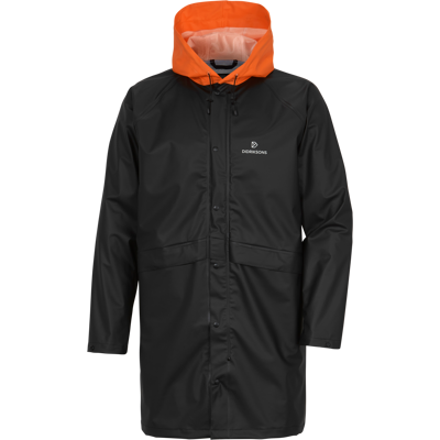 Didriksons Unisex Avon Parka Galon Black/Flame XS Didriksons Unisex Avon Parka Galon Black/Flame XS